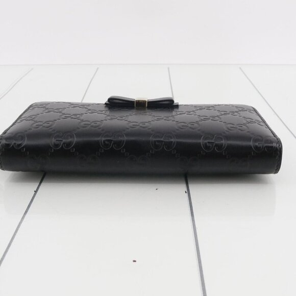 Guccissima- Round Zipper Long Wallet - Picture 6 of 15